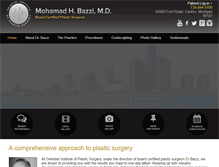 Tablet Screenshot of bazziplasticsurgery.com